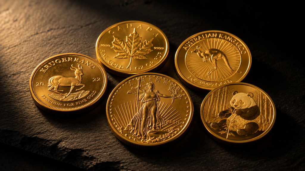 Las monedas de oro de inversión más populares del mundo