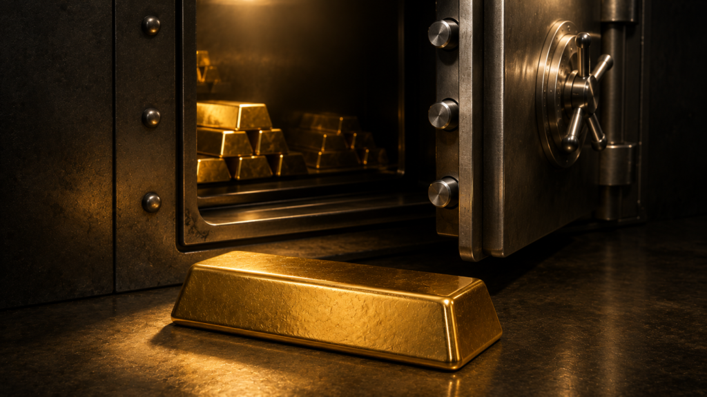 Dónde guardar el oro físico: caja fuerte, banco o gestora