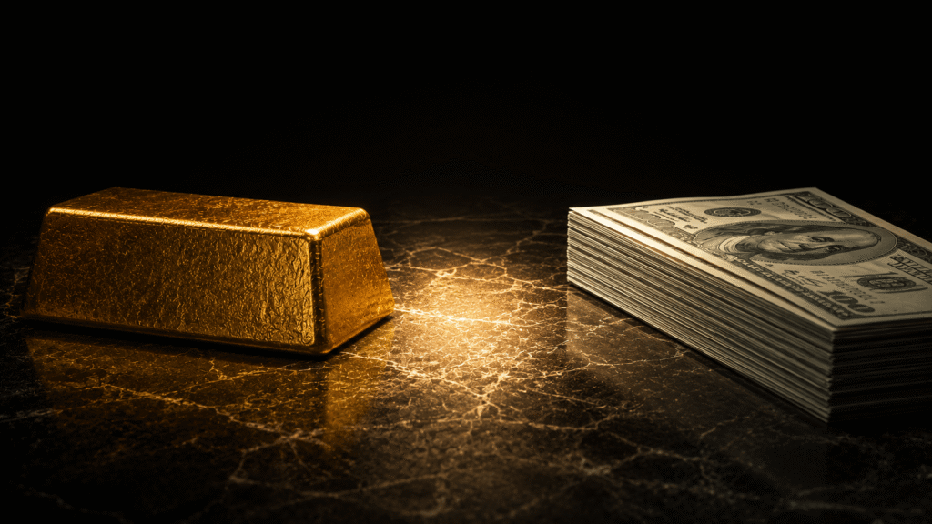 Relación entre el dólar y el oro: la correlación inversa