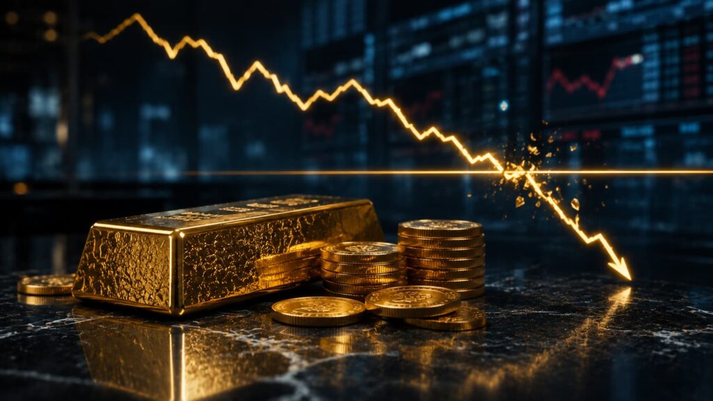 Precio del oro hoy rompe el soporte de los 4.000 dólares a la espera del IPC de EE.UU.